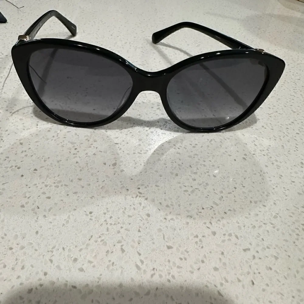 Kate Spade Sunglasses Visalia/G/S 7RM M9 Pattern Black Gray Polarised